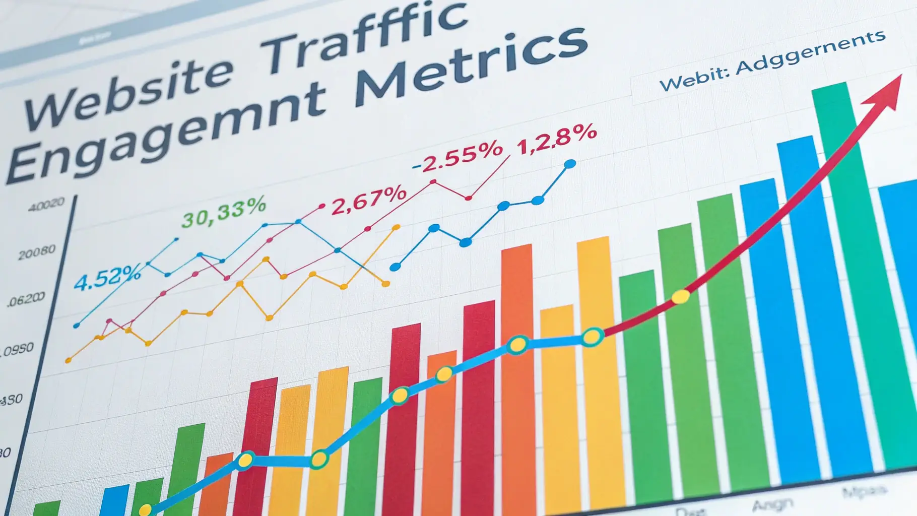 A graph showing the increasing importance of UX in website design, with a focus on mobile optimization and user engagement.